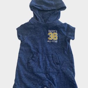 Carter’s “Daddy’s 36 All-Star” Hooded Romper